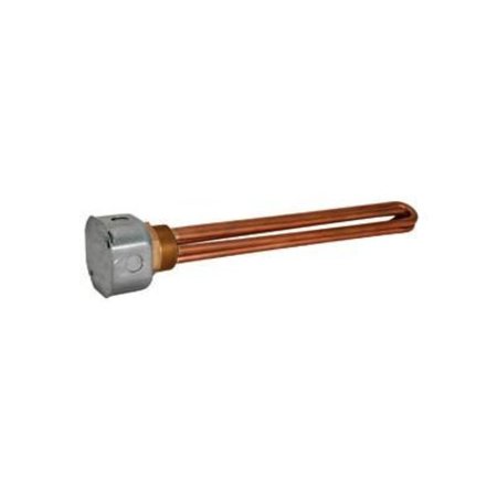 TEMPCO Tempco Brass/Copper Immersion Heater, 2" NPT 8"D 2000W 120V TSP03212